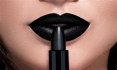 chanel black lipstick